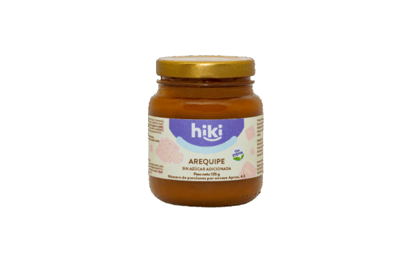 Arequipe sin azúcar adicionada Hiki x 135g